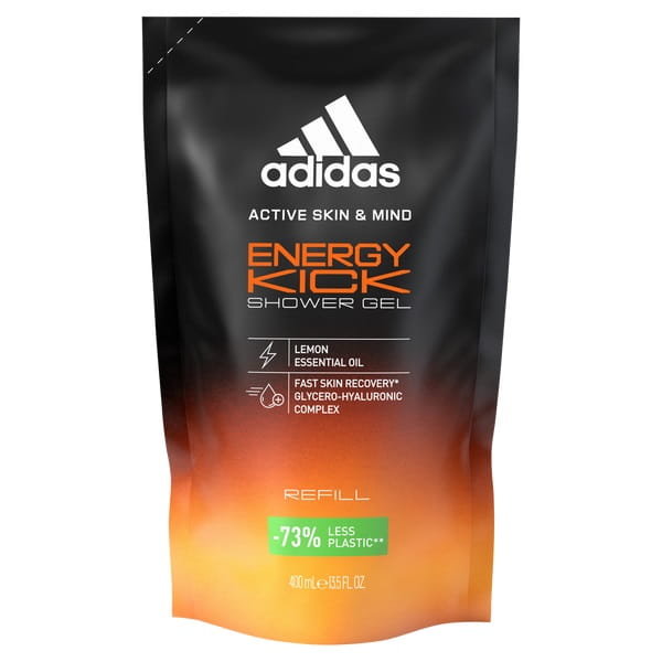 Adidas Active Skin &amp; Mind Energy Kick żel pod prysznic dla mężczyzn refill 400ml