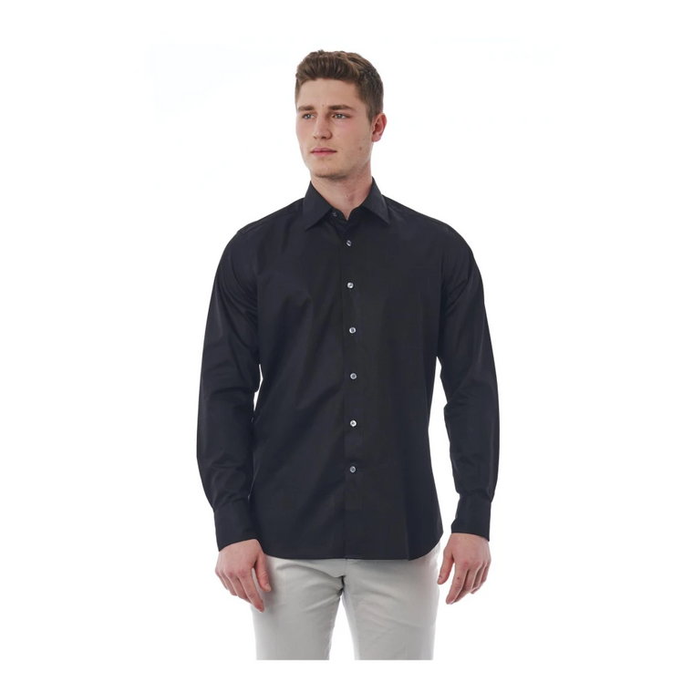 Black Cotton Shirt Bagutta