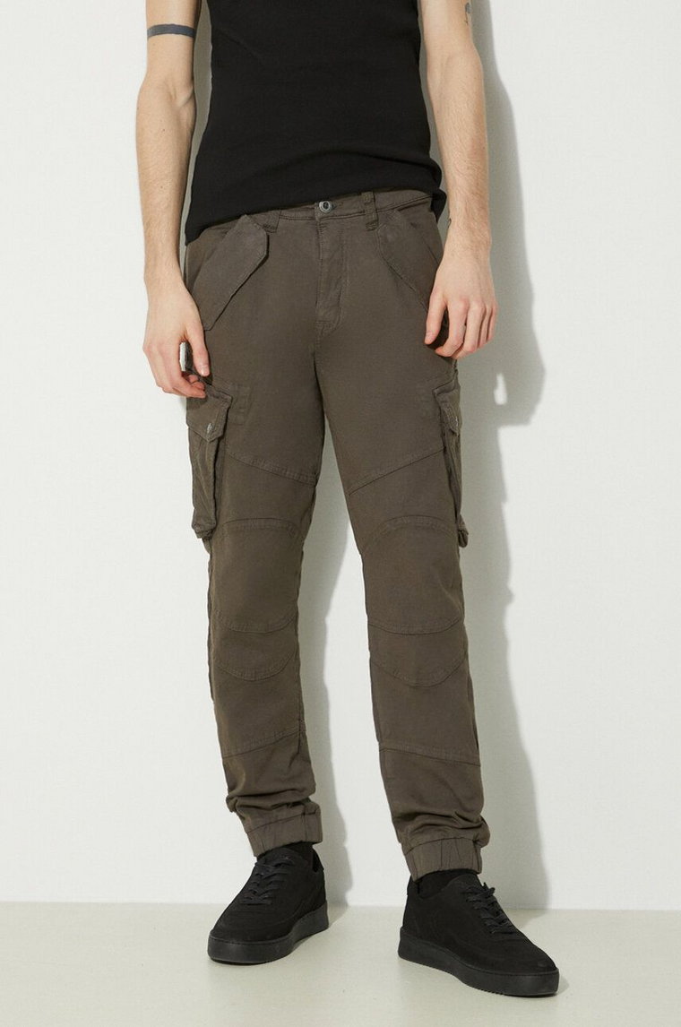 Alpha Industries spodnie Combat Pant LW męskie kolor zielony w fasonie cargo 126215