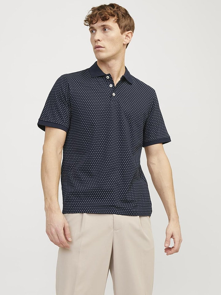 Jack & Jones Koszulka polo w kolorze granatowym