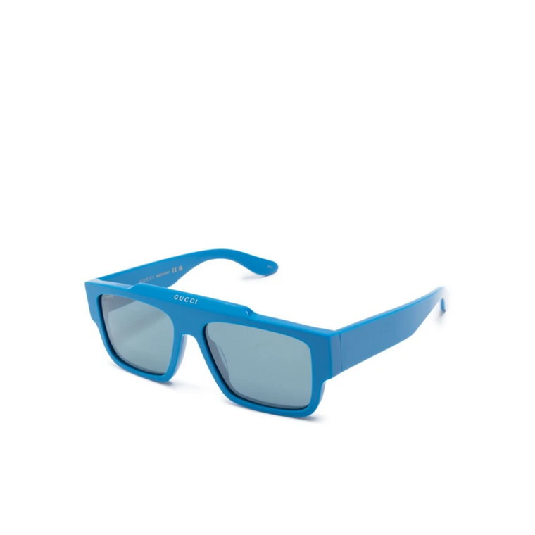 Niebieskie Okulary przeciwsłoneczne z oryginalnymi akcesoriami Gucci