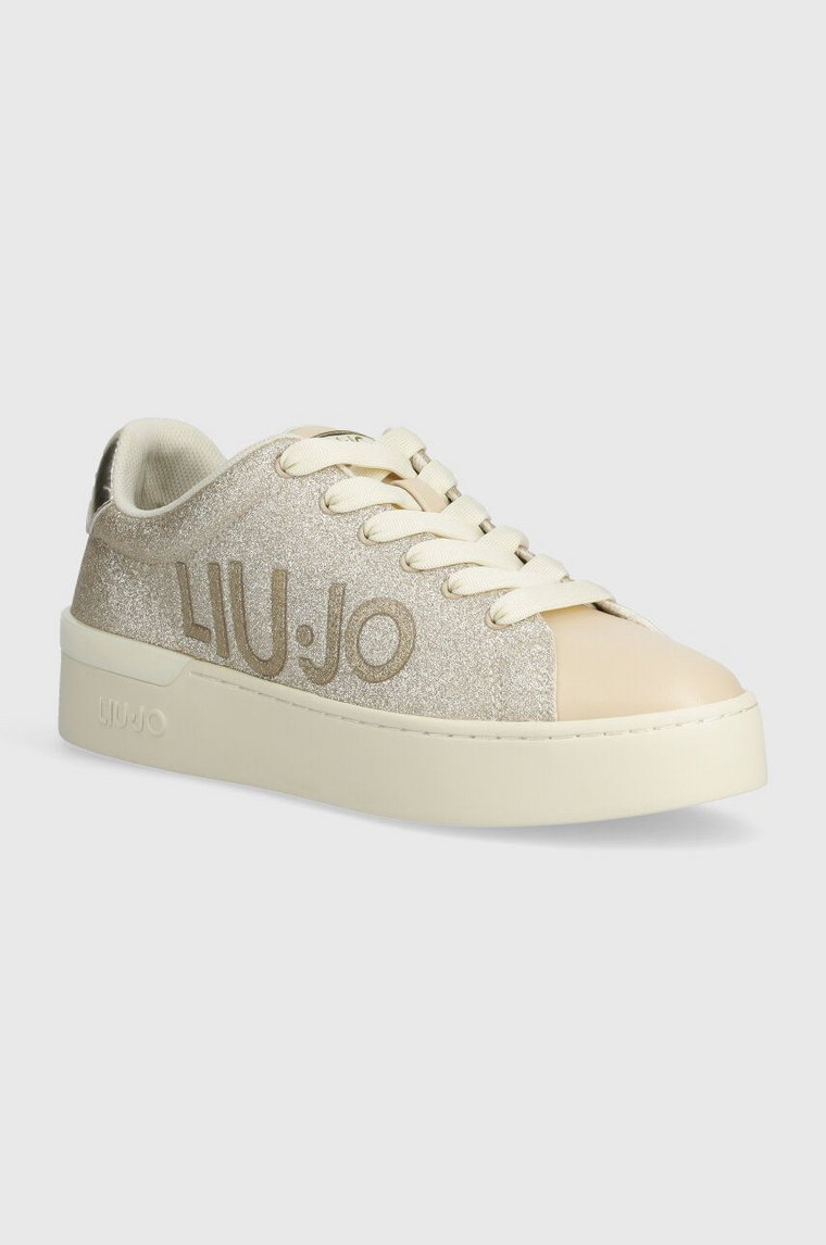 Liu Jo sneakersy SILVIA 99 kolor złoty BA4035TX06951315