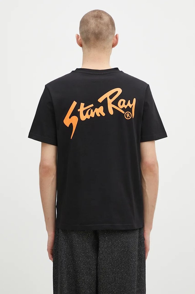 Stan Ray t-shirt bawełniany męski kolor czarny z nadrukiem AW2400118