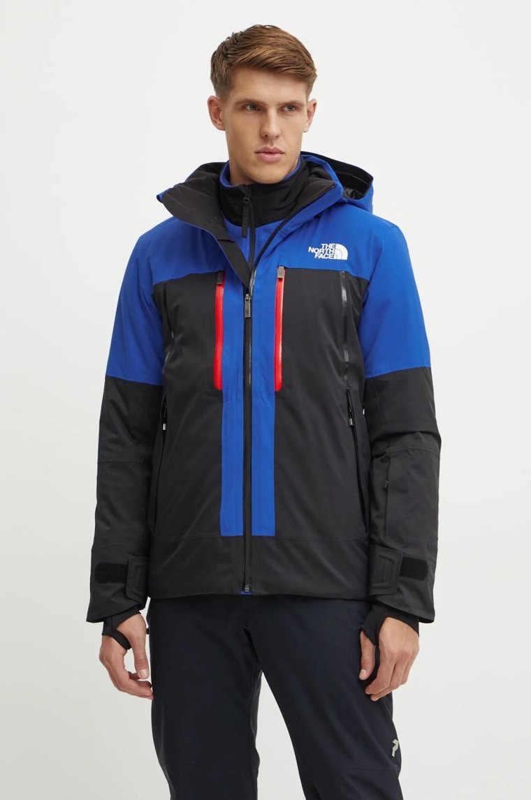 The North Face kurtka Snowsquall kolor niebieski NF0A87Y5EF11