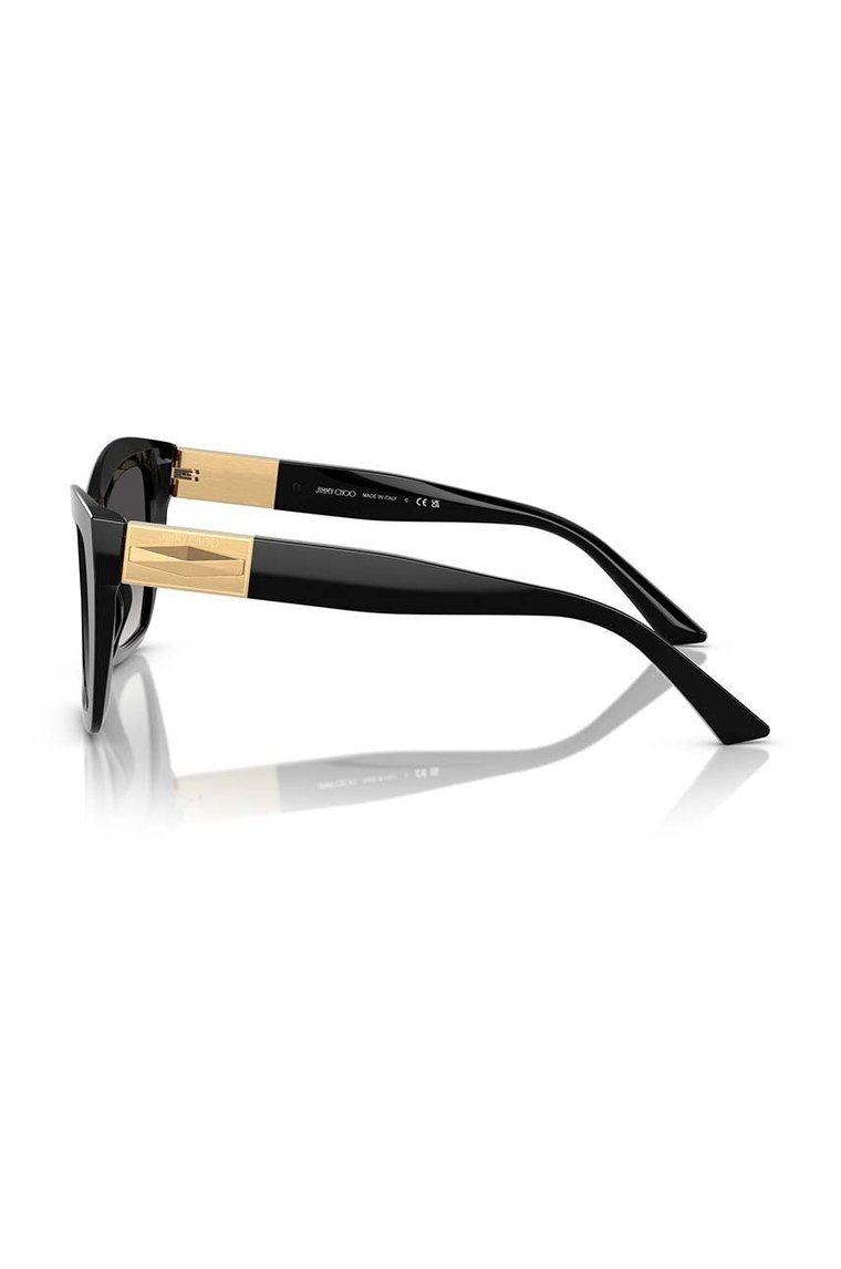 Jimmy Choo okulary przeciwsłoneczne damskie kolor czarny 0JC5031