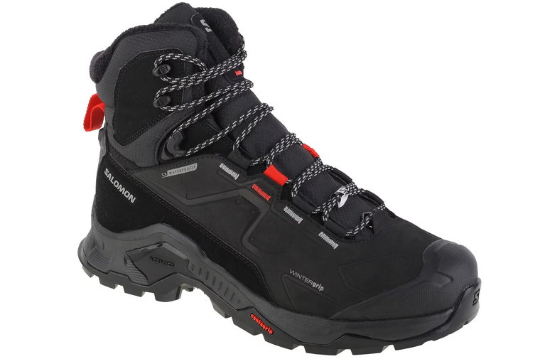 Salomon Quest Winter TS CSWP 413666, Męskie, Czarne, buty trekkingowe, nubuk, rozmiar: 41 1/3