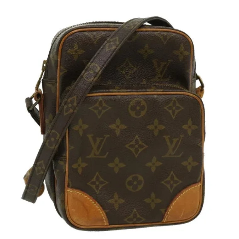 Używana torba Amazone z płótna - Brązowa Louis Vuitton Vintage