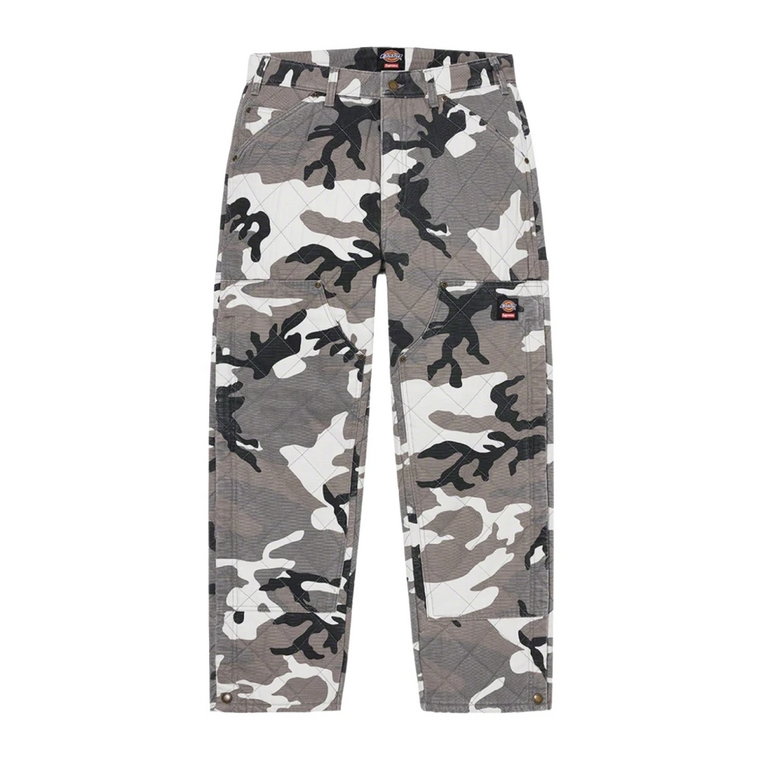 Quilted Double Knee Painter Pant Grey Camo Supreme