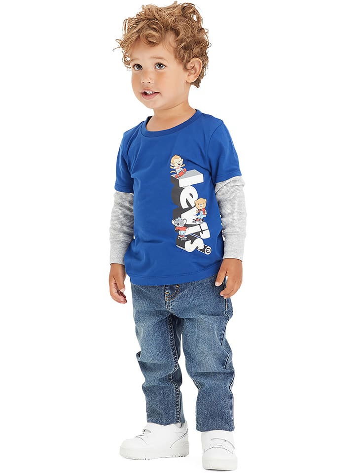 Levi's Kids 2-częściowy zestaw w kolorze niebieskim