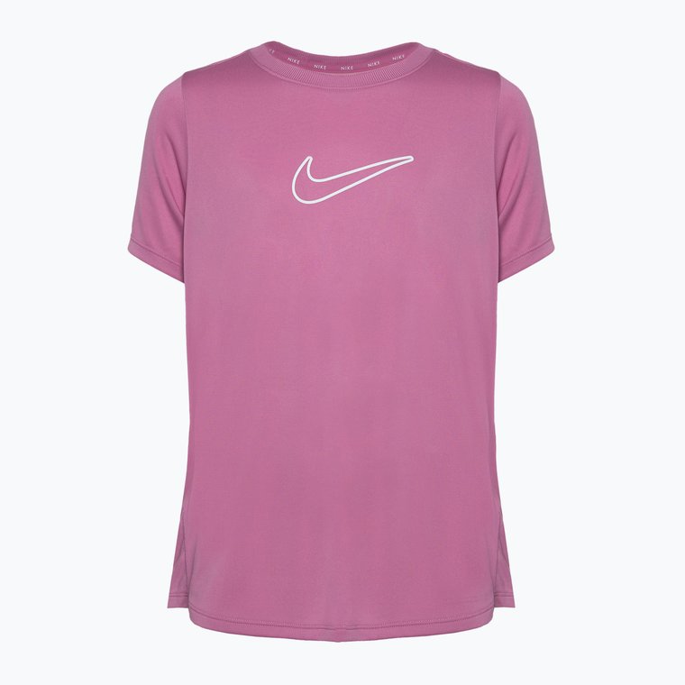 Koszulka dziecięca Nike One Dri-Fit magic flamingo/white