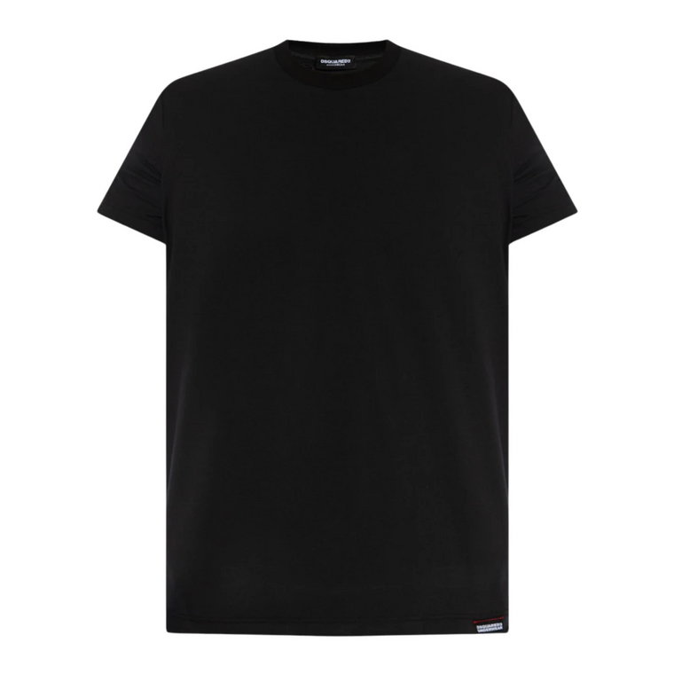 Czarna koszulka z kolekcji 'Underwear' Dsquared2