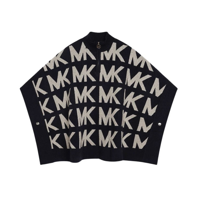 Sweter z golfem w stylu peleryny Michael Kors