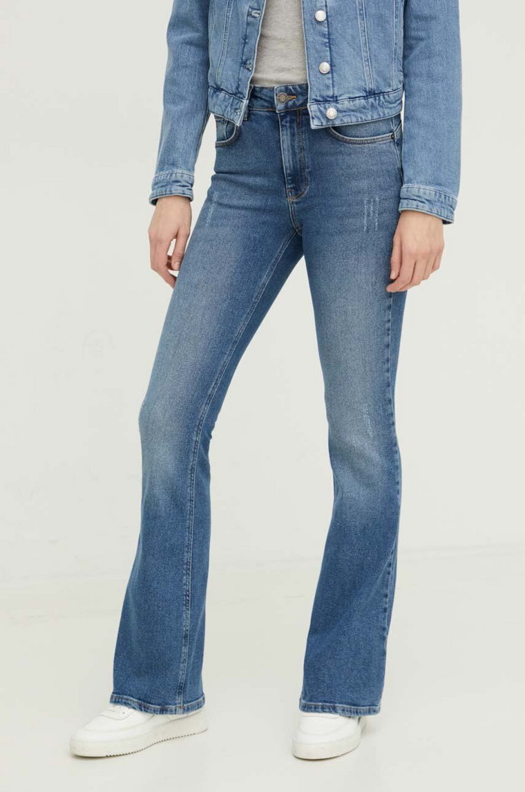 Desigual jeansy OHIO damskie medium waist 24SWDD79