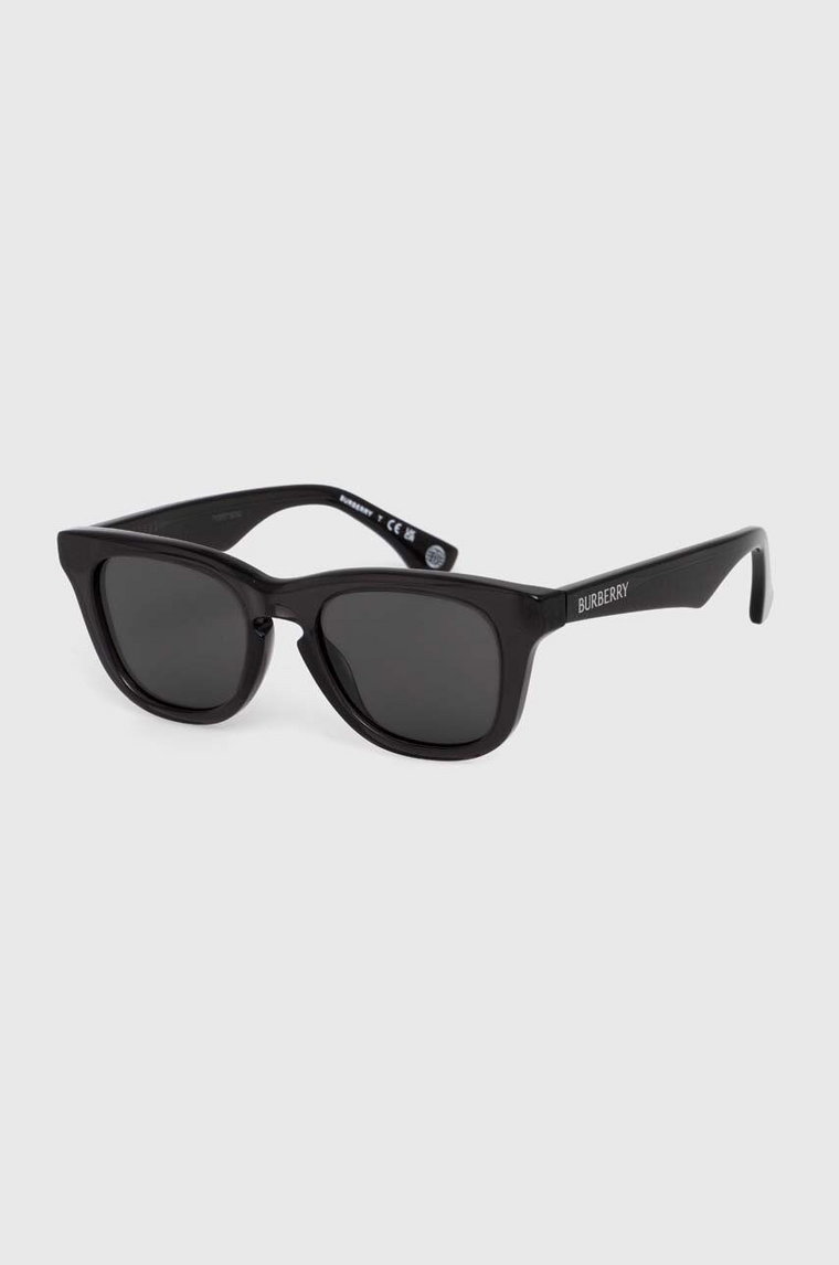 Burberry okulary przeciwsłoneczne dziecięce kolor czarny 0JB4002
