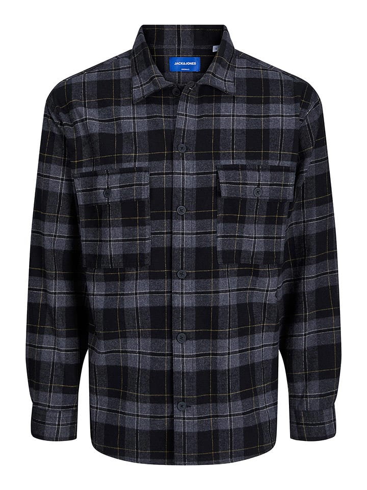 Jack & Jones Koszula - Regular fit - w kolorze czarno-granatowym