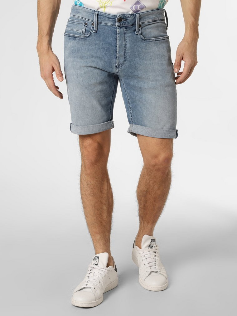 DENHAM - Męskie spodenki jeansowe  Razor Short, niebieski