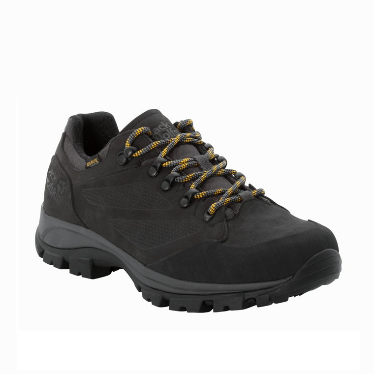 Buty męskie trekkingowe Jack Wolfskin REBELLION TEXAPORE LOW M phantom / burly yellow XT - 40,5