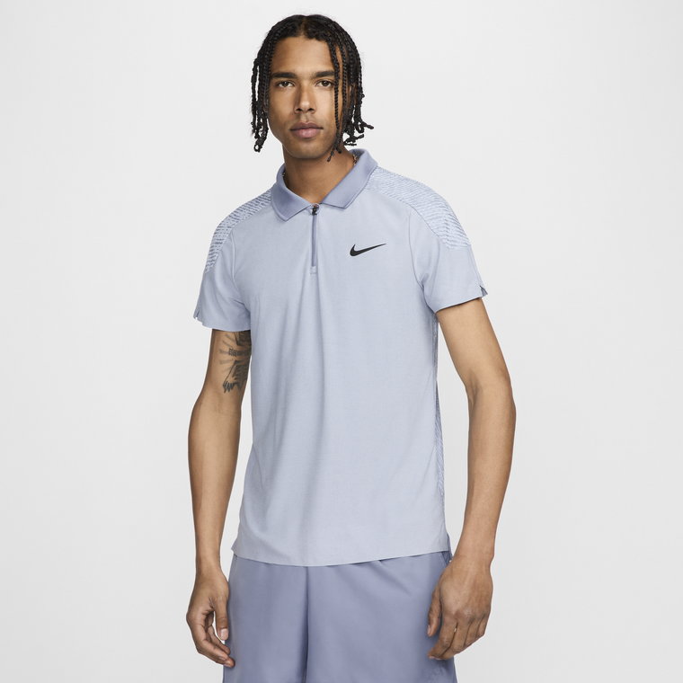 Męska koszulka polo do tenisa Dri-FIT ADV Nike Slam - Niebieski