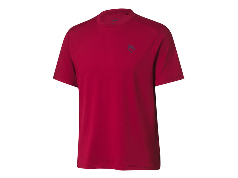 CRIVIT T-shirt męskifunkcyjny, przedłużony tył (XL (56/58), Czerwony)
