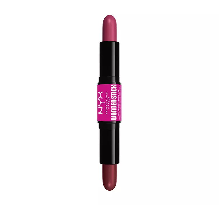 NYX PROFESSIONAL MAKEUP WONDER STICK DWUSTRONNY RÓŻ DO POLICZKÓW 04 DEEP MAGENTA + GINGER 2x4G