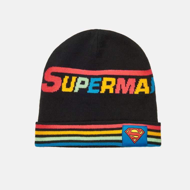 Sinsay - Czapka beanie Superman - Wielobarwny