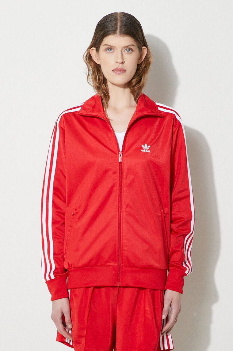 adidas Originals bluza damska kolor czerwony z aplikacją IP0602