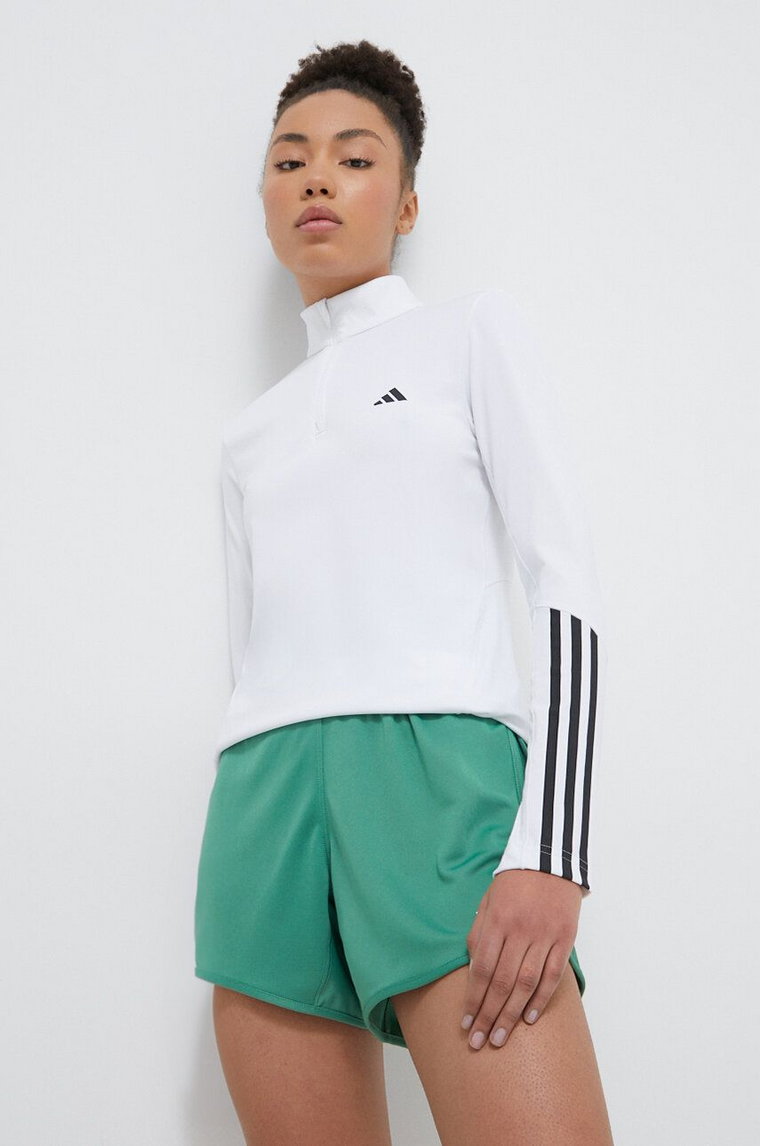 adidas Performance bluza treningowa Hyperglam kolor biały z nadrukiem IN6840