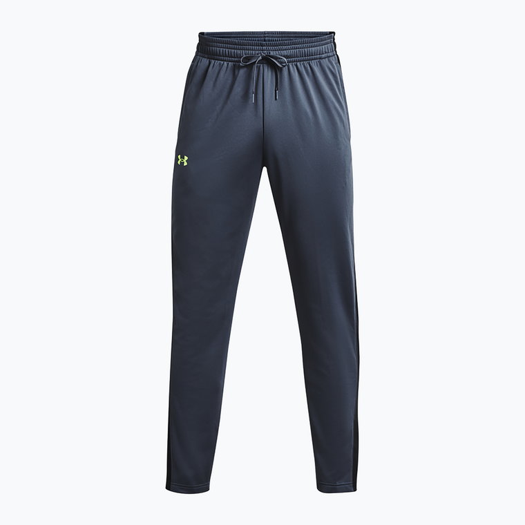 Spodnie treningowe męskie Under Armour Brawler downpour gray/black/lime surge | WYSYŁKA W 24H | 30 DNI NA ZWROT