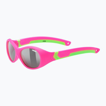 Okulary przeciwsłoneczne dziecięce UVEX Sportstyle 510 pink green mat/smoke S5320293716 | WYSYŁKA W 24H | 30 DNI NA ZWROT