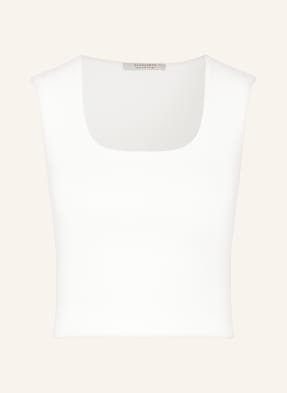 Allsaints Krótki Top Tamie weiss