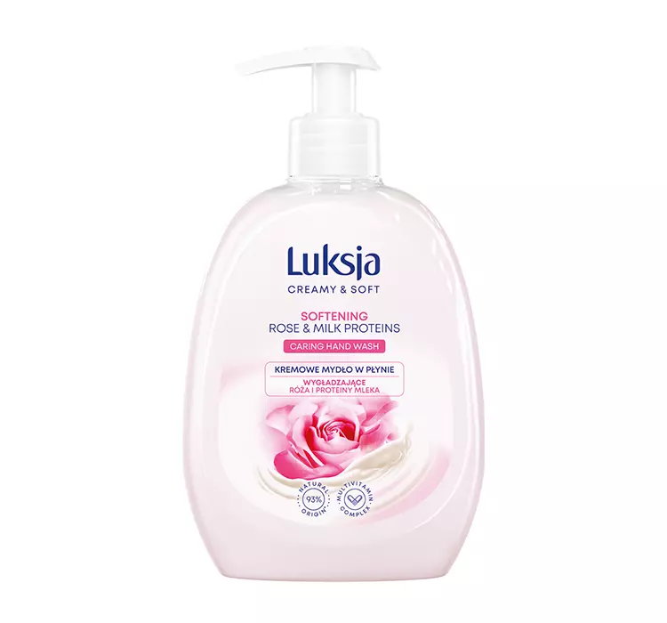 LUKSJA CREAMY & SOFT MYDŁO W PŁYNIE RÓŻA I PROTEINY MLEKA 500ML