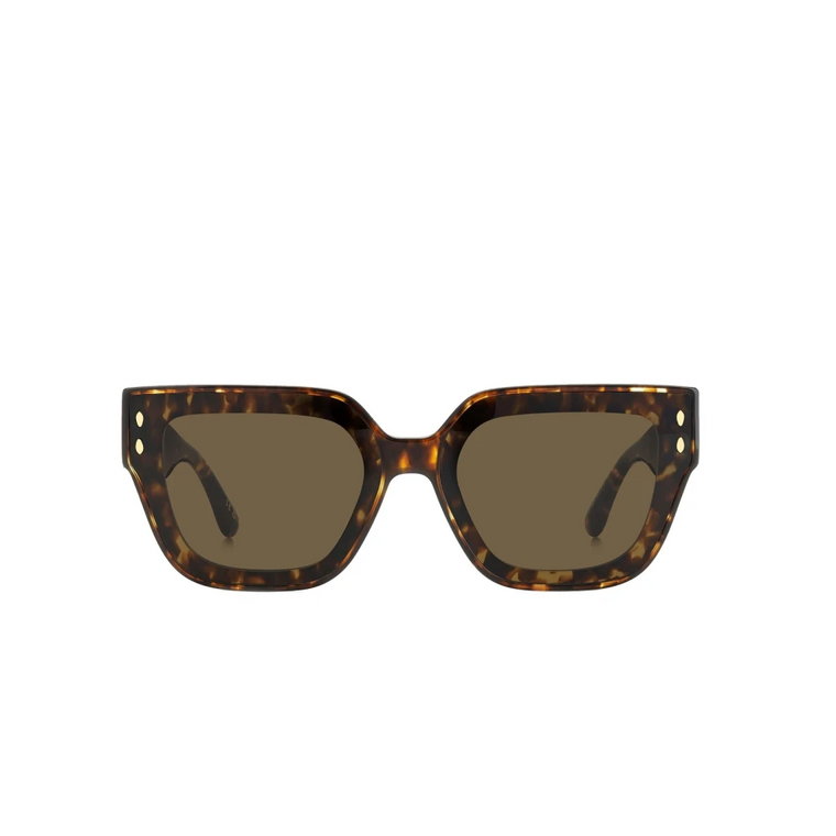 Kwadratowe Okulary przeciwsłoneczne z Acetat w brązowym żółwiu Isabel Marant
