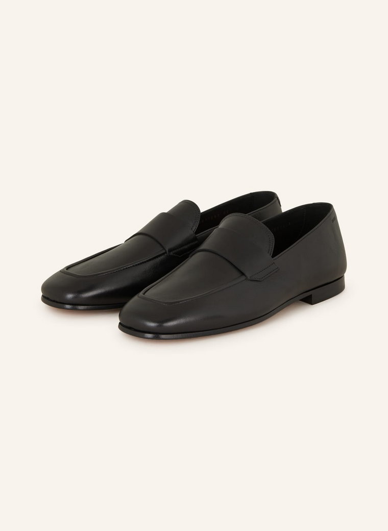 Boss Loafersy Exor schwarz