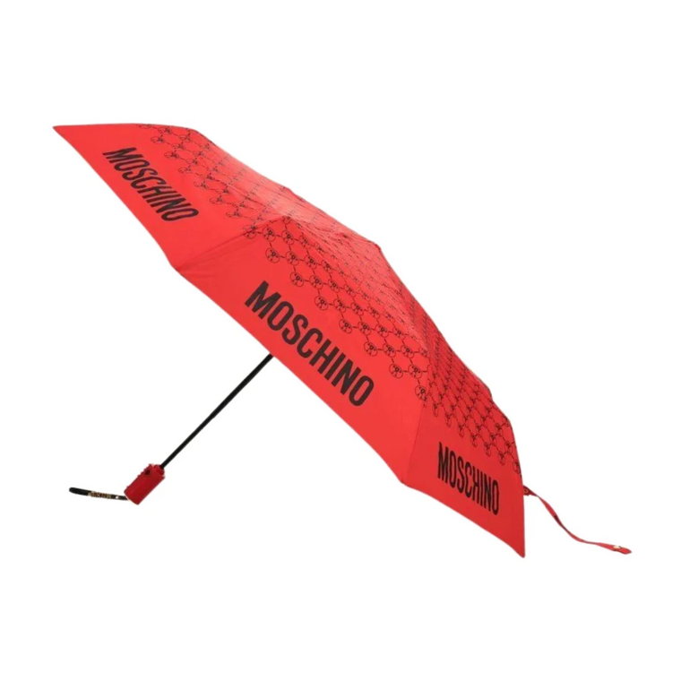 Czerwony Parasol Monogram Moschino