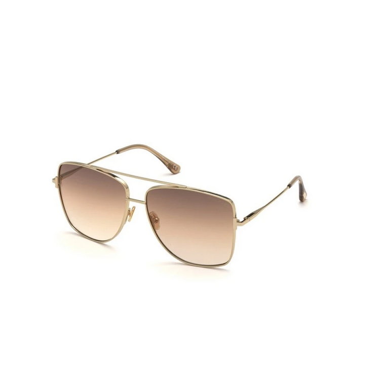 Różowe okulary przeciwsłoneczne dla kobiet Tom Ford
