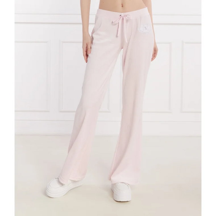Juicy Couture Spodnie dresowe HERITAGE DOG CREST KAISA | flare fit