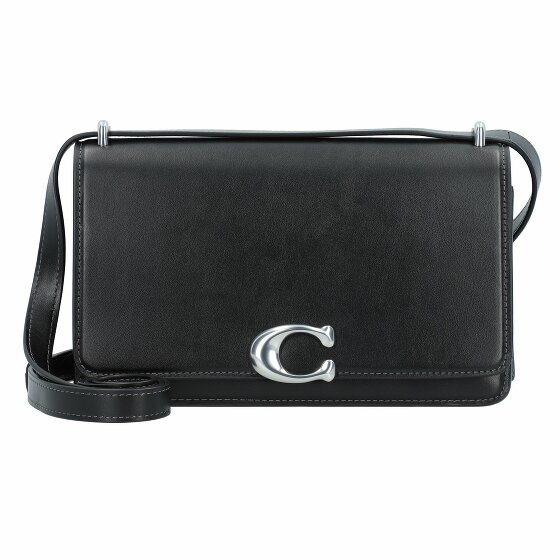 Coach Torba na ramię skórzana 24 cm black 1