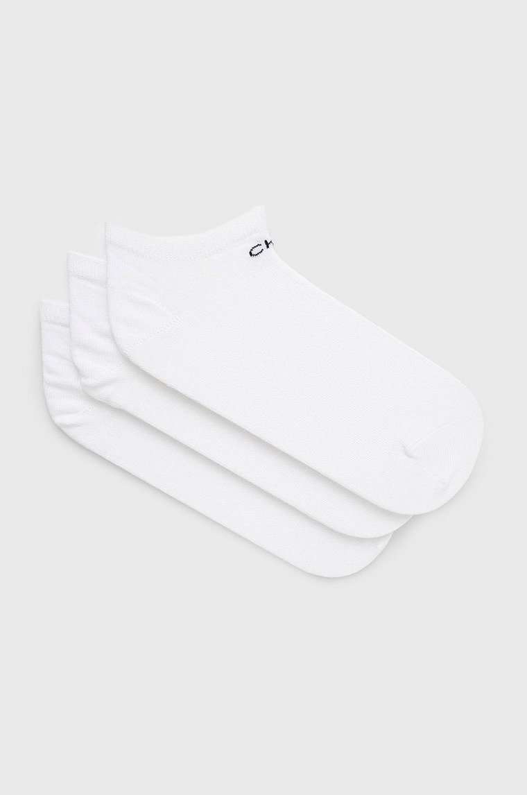 Calvin Klein Skarpetki (3-pack) damskie kolor biały