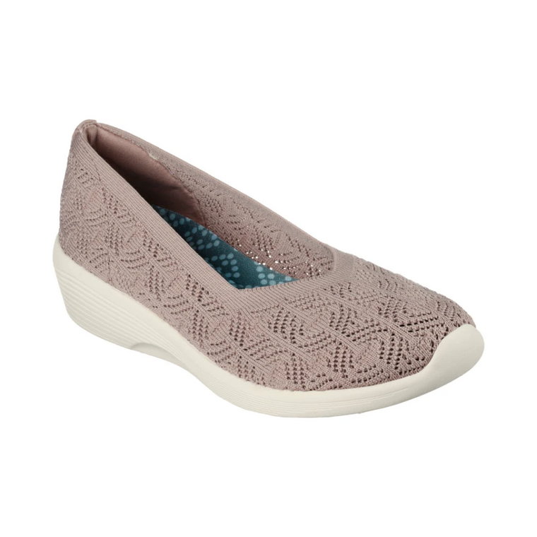 Wygodne i stylowe Beige Arya Ballerina Skechers