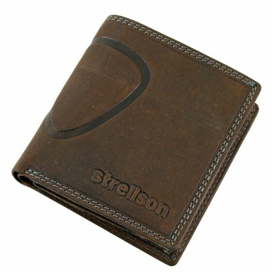 Strellson Baker Street Wallet Leather 9 cm darkbrown