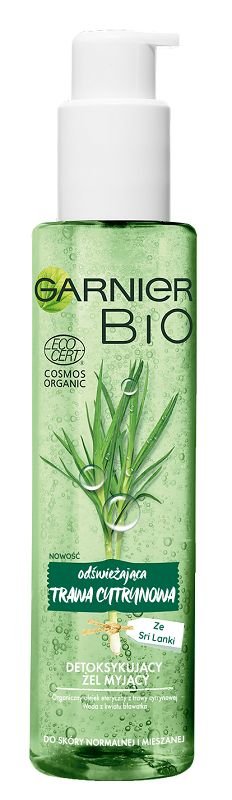 Garnier Skin Naturals Bio Trawa Cytrynowa żel do mycia twarzy