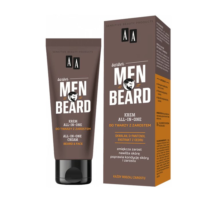 AA MEN BEARD KREM ALL-IN-ONE DO TWARZY Z ZAROSTEM 50ML