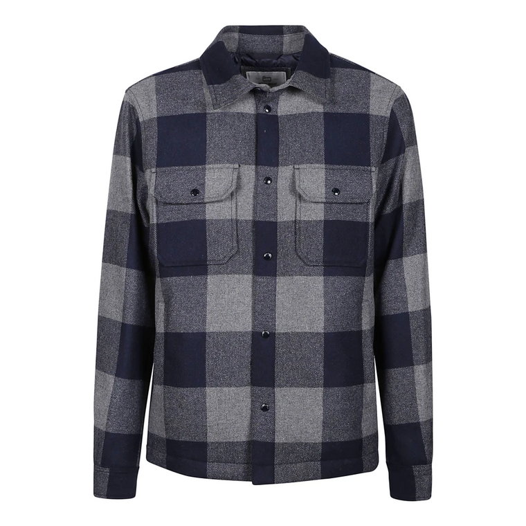 Granatowa koszula Buffalo Check Woolrich