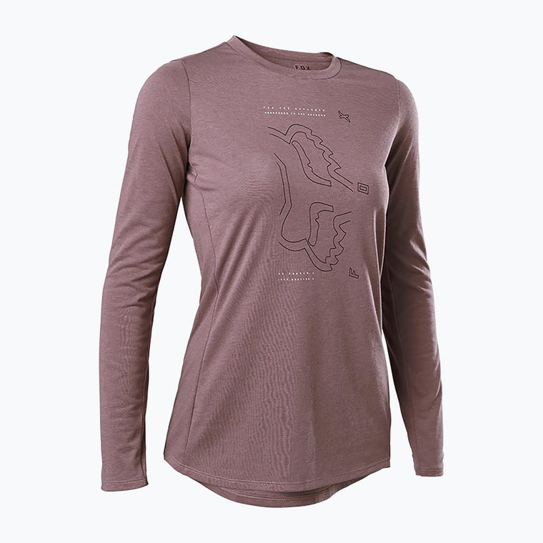 Longsleeve rowerowy damski Fox Racing Ranger Dr plum perfect