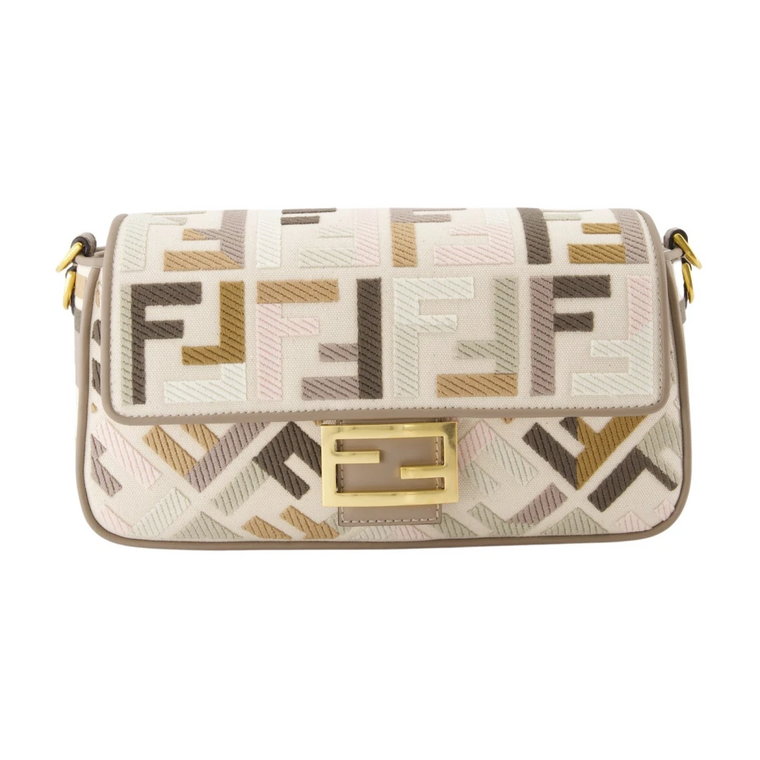 Torba na ramię FF Print Baguette Fendi