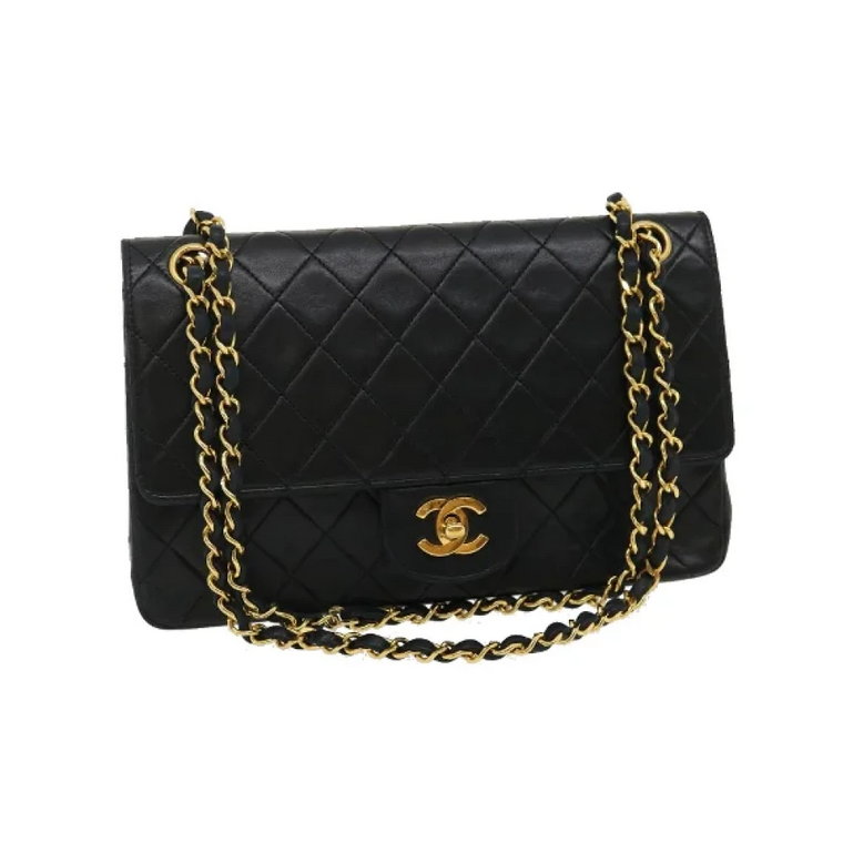 Używana czarna torba w stylu bagażowym Louis Vuitton Chanel Vintage