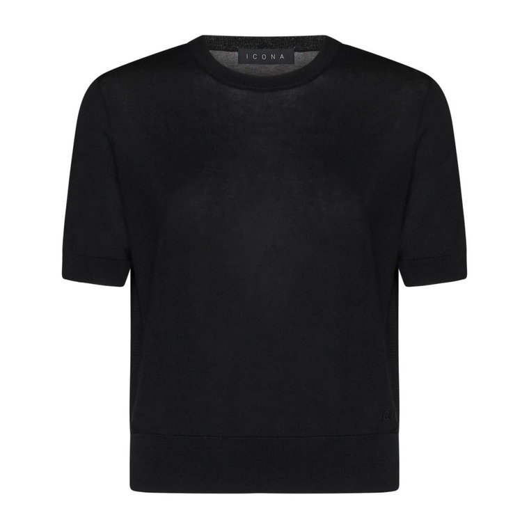 T-shirty i Pola Icona Czarne Kaos