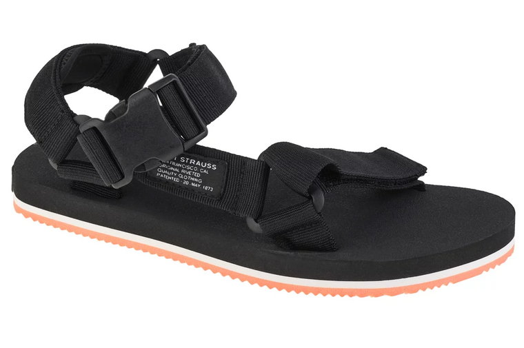 Levi's Tahoe Refresh Sandal 234206-989-59, Damskie, Czarne, sandały, tkanina, rozmiar: 36