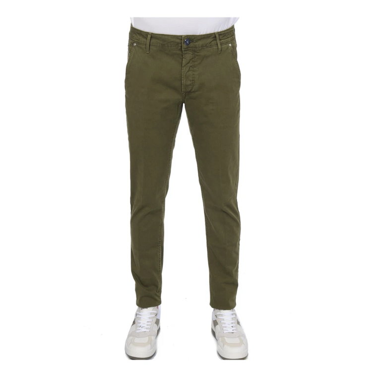 Slim-fit Trousers Hand Picked