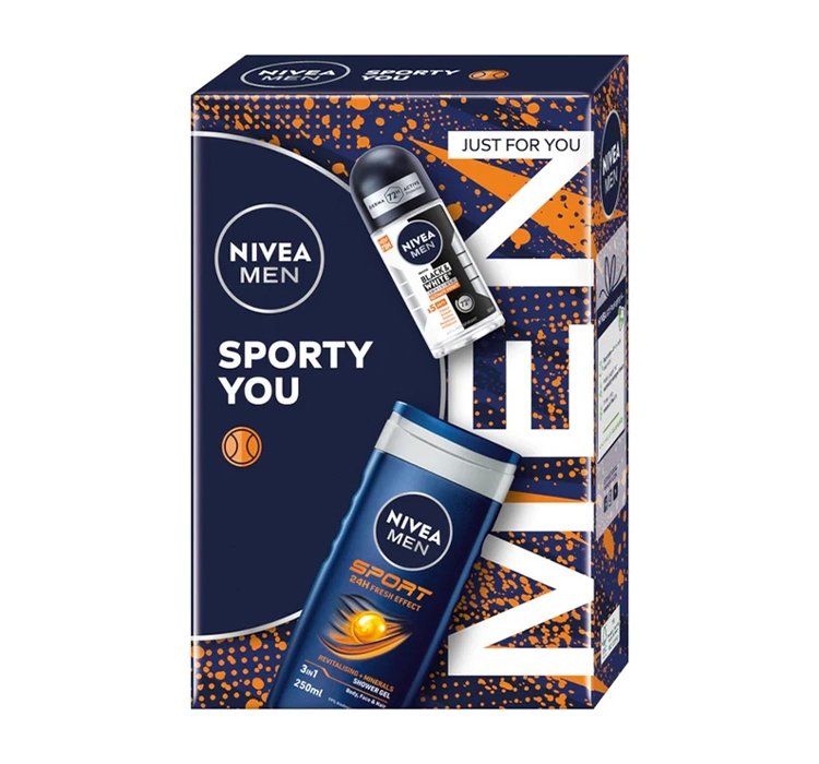 Nivea Men zestaw kosmetyków dla mężczyzn żel pod prysznic + antyperspirant roll-on